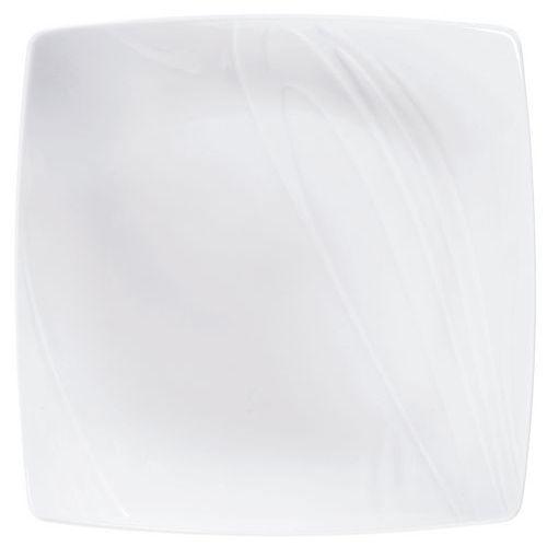 Illustration de : Assiette carrée en porcelaine-Foodj'I