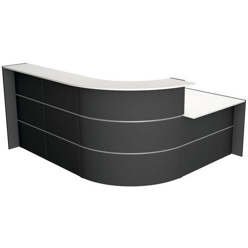 Illustration de : Banque d'accueil avec module Bari