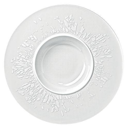 Illustration de : Assiette à pâtes en porcelaine Agrume