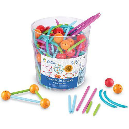 Illustration de : Kit construction formes géométriques - Learning Resources
