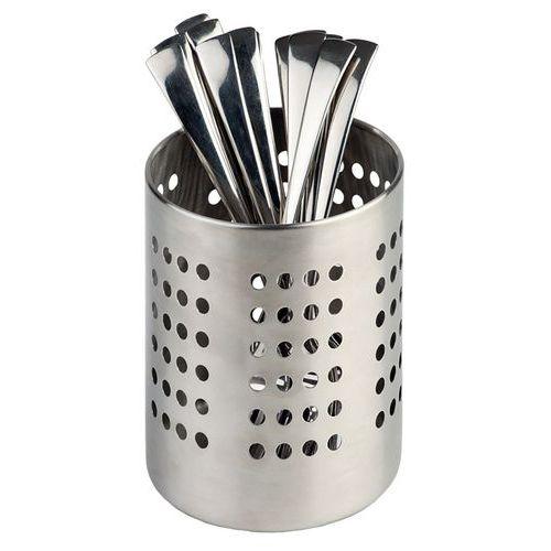 Illustration de : Pot à couverts inox