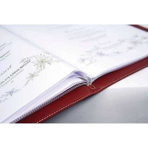 Illustration de : Lot de 10 inserts protège menu A4-Securit