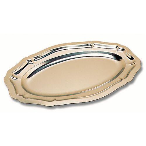 Illustration de : Plat ovale en inox-Pompadour