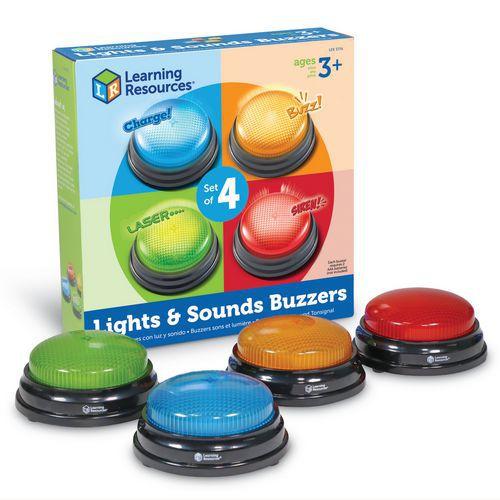 Illustration de : Lot 4 buzzers - Learning Resources