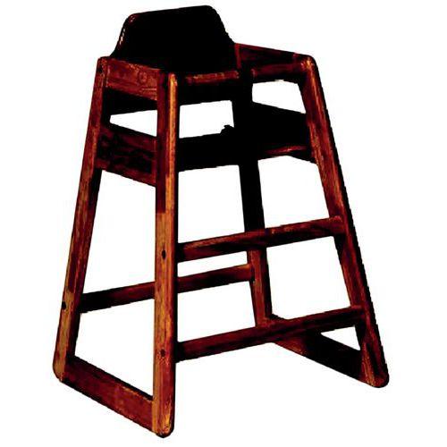 Illustration de : Chaise bébé en bois empilable