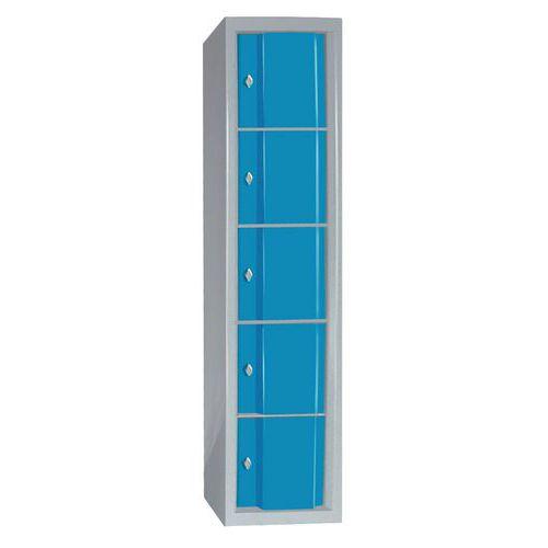 Illustration de : Armoire non visitable Omega sans pieds 1 colonne - Manutan Expert