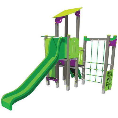 Illustration de : Structure alphabet 2 tourelles alu