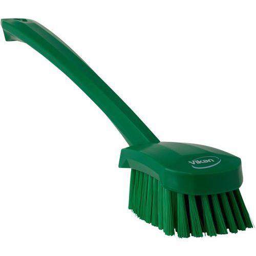 Illustration de : Brosse à main manche long pour zones difficiles d'accès - Vikan