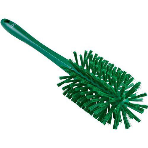 Illustration de : Brosse cylindrique avec manche moulée - Vikan