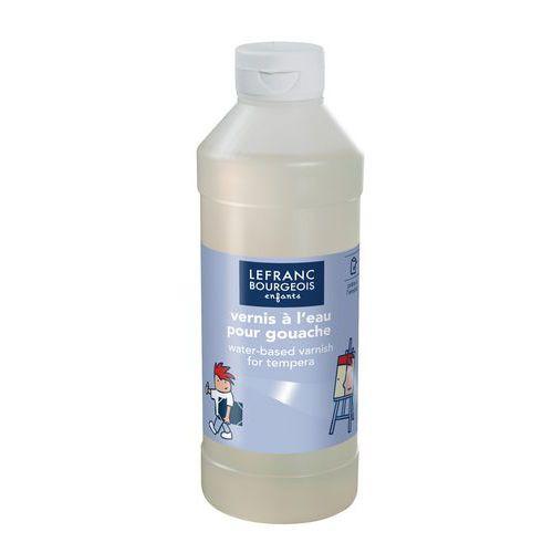 Illustration de : Flacon 1 litre de vernis à l'eau - Lefranc Bourgeois