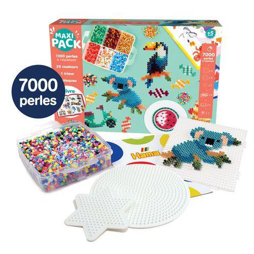 Illustration de : Coffret maxi pack collectivités - Hama midi