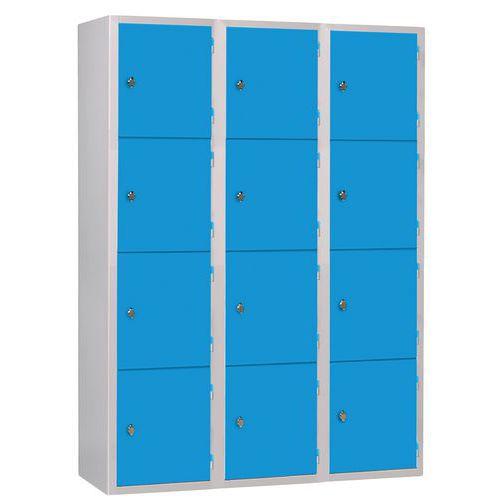 Illustration de : Armoire non visitable Gamma 3 colonnes sans pieds - Manutan Expert