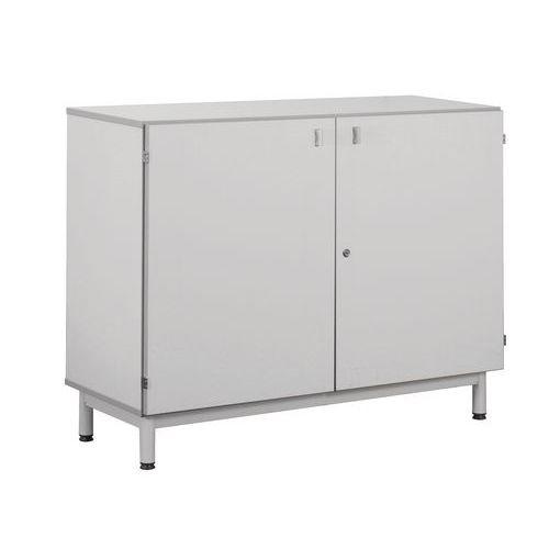 Illustration de : Meuble bas Bip Bop portes battantes - Mobidecor