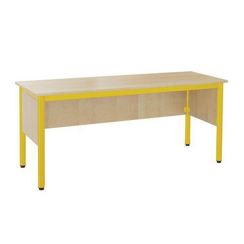 Illustration de : Chaire prof Nova 160 x 64 cm mélaminé hêtre Mobidecor