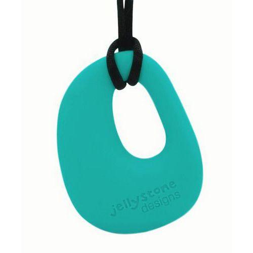 Illustration de : Collier à mastiquer organique turquoise