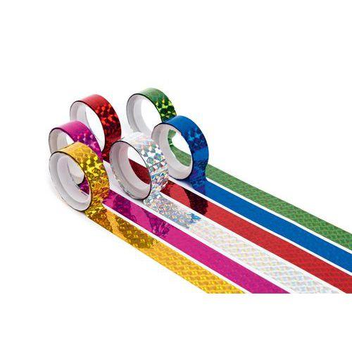 Illustration de : Ruban adhésif holographique et irisé - Folia