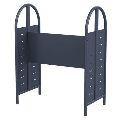 Illustration de : Rayonnage sans tablettes double face Dioné