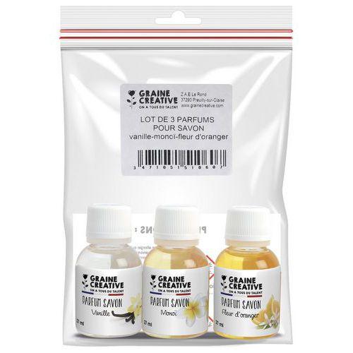 Illustration de : Lot de 3 parfums pour savon - Graine créative