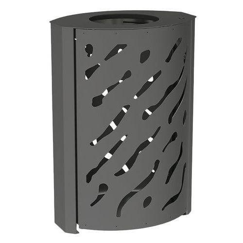 Illustration de : Poubelle Venise 120 L galva - Procity