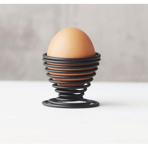 Illustration de : Coquetier Noir 5 cm - Point Virgule