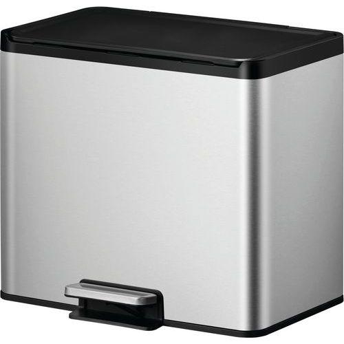 Illustration de : Poubelle à pédale Essential Recycler Step Bin 15+15 L, EKO