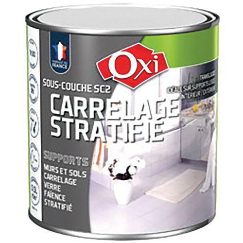 Illustration de : Peinture sous-couche carrelage stratifié - Oxi