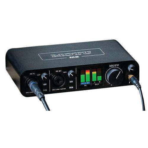 Illustration de : Interfaces audio USB type C M2 - 2 entrées / 2 sorties - Motu
