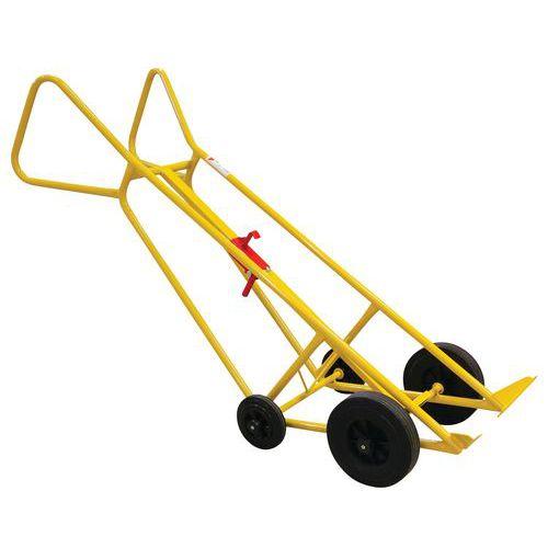 Illustration de : Diable porte fût roues Soldi verrou de sécurité charge 250 kg