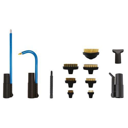 Illustration de : Kit Haute Pression Vapeur + Aspiration pour nettoyeur Vapeur MV Polti Professionnel