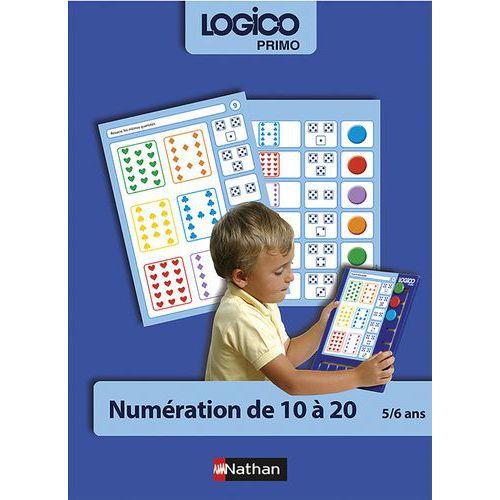Illustration de : Jeux d'entraînement logico primo numération grande section - Nathan