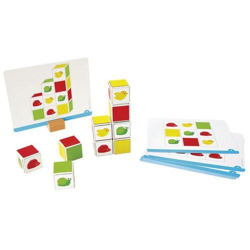 Illustration de : Se repérer dans l'espace magnéticubes - Nathan