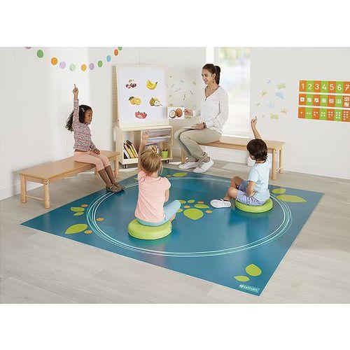 Illustration de : Tapis de regroupement Vinyle Nature - Nathan