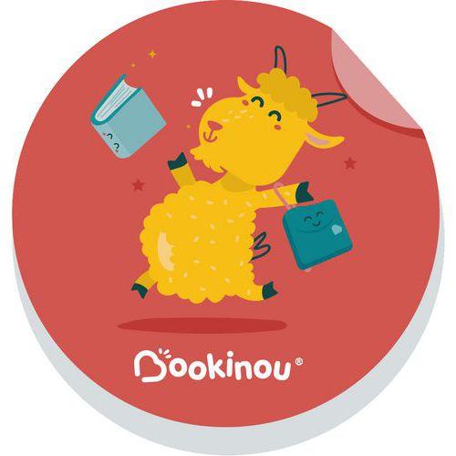 Illustration de : Lot de 10 gommettes Bookinou