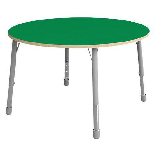 Illustration de : Table Eko ronde Ø 136 cm réglable T3 à T6