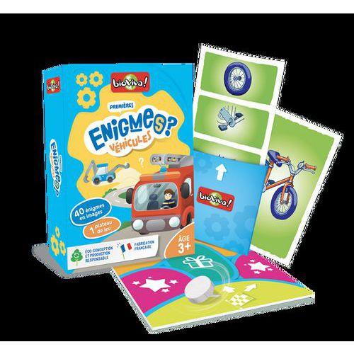Illustration de : Mes premières énigmes - véhicules - Bioviva