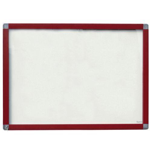 Illustration de : Vitrine extérieur Antarès porte battante Plexiglas Planorga