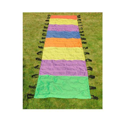 Illustration de : Parachute chenille 8M x 1M 34 poignées