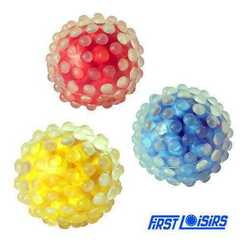 Illustration de : Lot de 3 balles grappes sensorielles dia 8cm