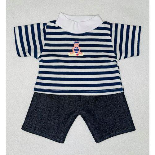 Illustration de : Tenue d'été garçon pour bébé 40 cm - Les pluminis