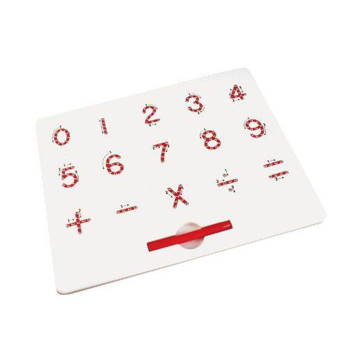 Illustration de : Tableau magnétique chiffres