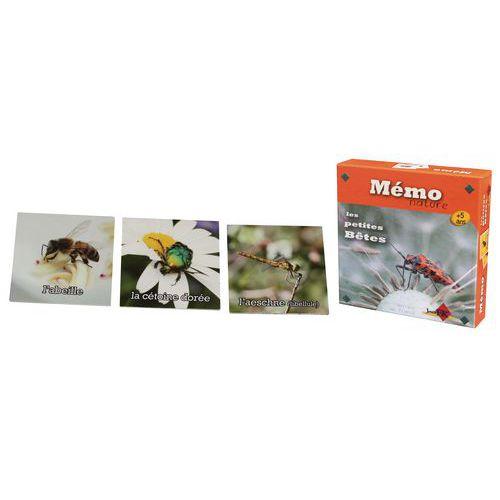 Illustration de : Mémo nature petites bêtes - Jeux FK