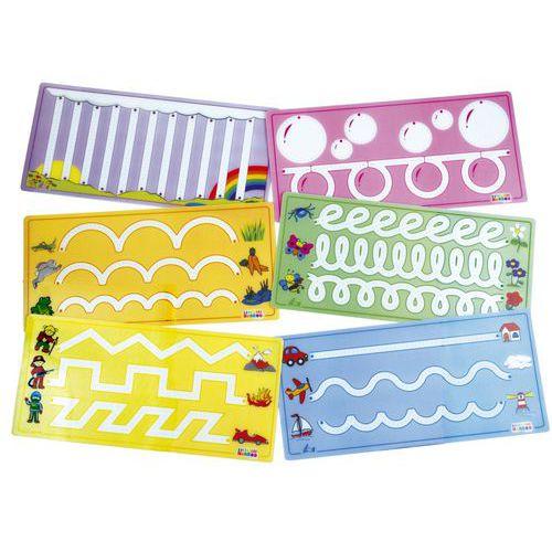 Illustration de : Lot de 6 pistes graphiques