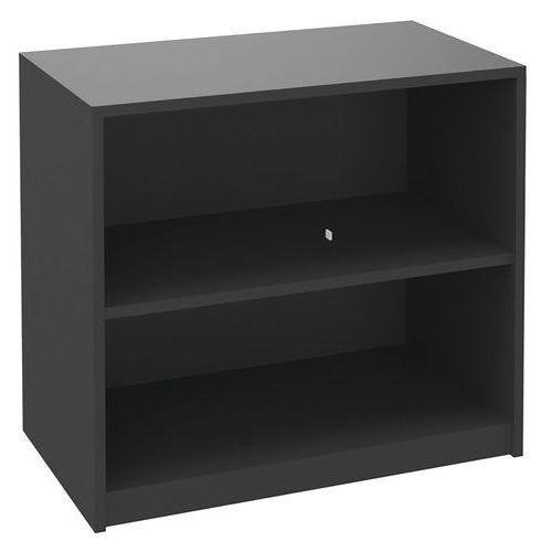 Illustration de : Bibiliothèque basse Sirius sans porte