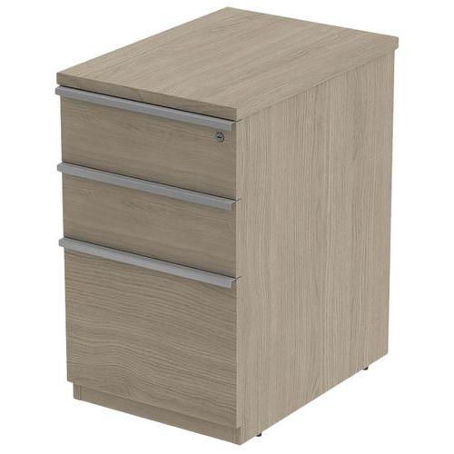 Illustration de : Caisson hauteur de bureau Idel profondeur 60 cm - MBA
