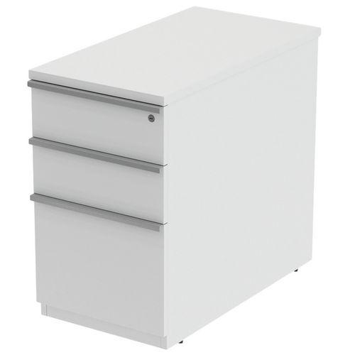 Illustration de : Caisson hauteur de bureau Idel profondeur 80 cm - MBA