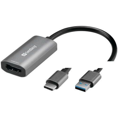 Illustration de : Boîtier de capture HDMI vers USB - Sandberg