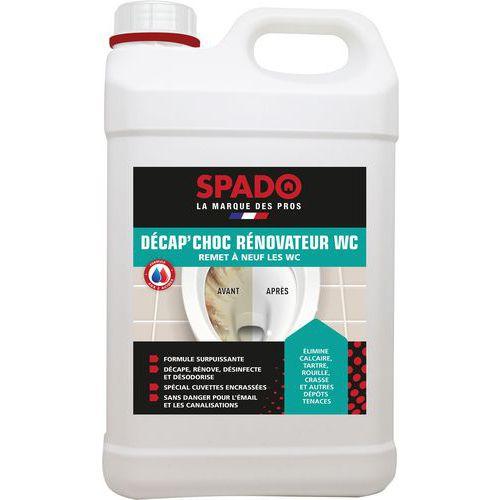 Illustration de : Décap'choc rénovateur WC - Spado Professionnel