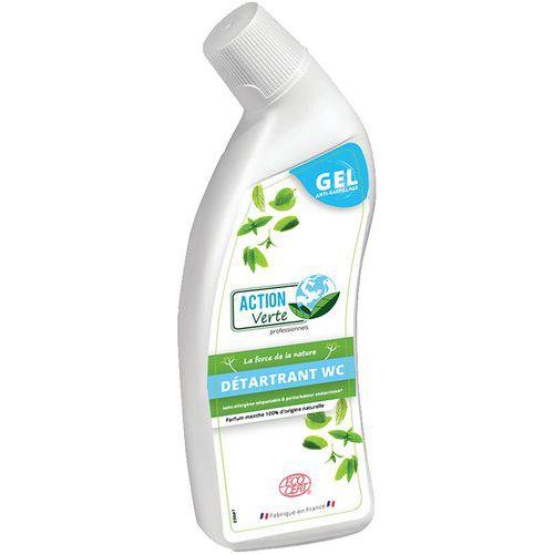 Illustration de : Détartrant gel WC menthe Ecocert - Action Verte