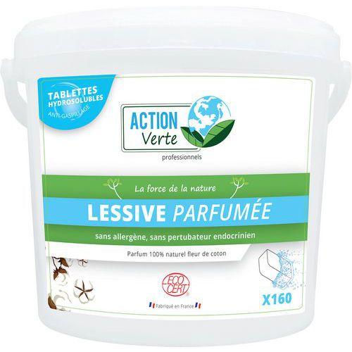 Illustration de : Tablettes lessive linge parfumées Ecocert - Action verte