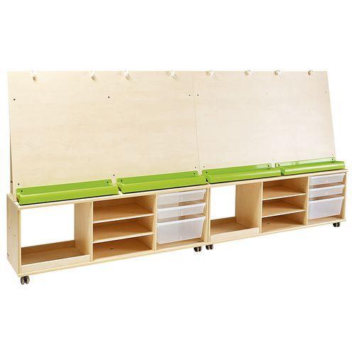 Illustration de : Chevalet flexible duo - Nathan